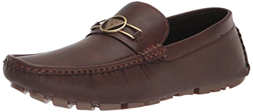 GUESS Herren Altoni Fahrer-Slipper, Cognac 210, 40 EU von GUESS