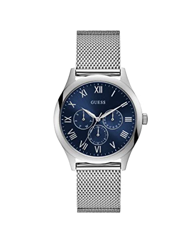 Guess Herren Analog Quarz Uhr mit Edelstahl Armband W1129G2 von GUESS