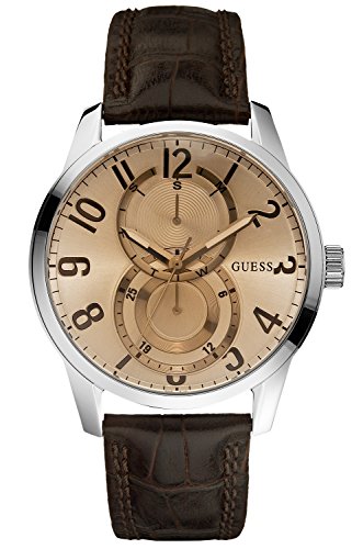 Guess Herren-Armbanduhr XL Analog Leder W95127G2 von Guess