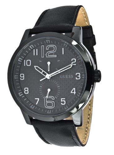 Guess Herren Armbanduhr XL Analog Leder W95111G1 von Guess