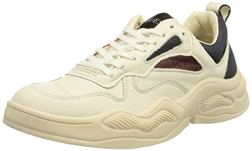 Guess Herren Bassano Sneaker, White, 45 EU von Guess