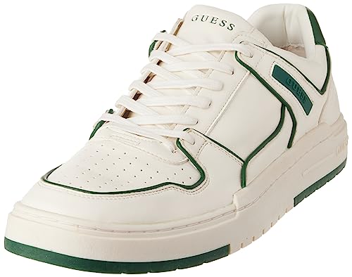 GUESS Herren Cento SMART Sneaker, Weiß, 44 EU von GUESS