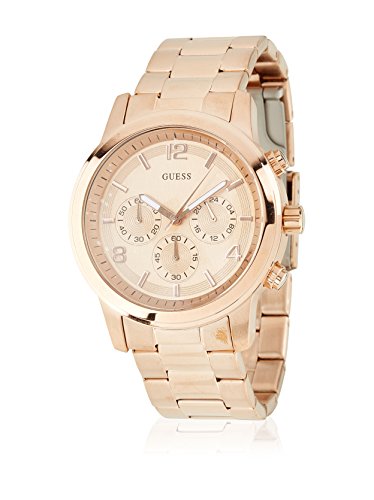 Guess Herren Chronograph Quarz Uhr mit Edelstahl Armband W17004L1_Ip-rosé von GUESS