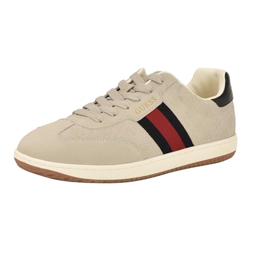 Guess Herren Kloane Sneaker, Medium Natural Logo Multi 101, 42.5 EU von Guess