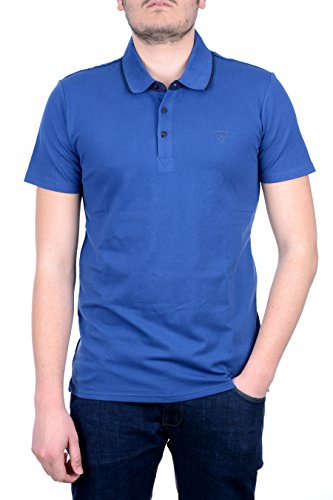Guess Herren M72P60K4KV0 T-Shirt, Blu (Regatta Blue), Large von Guess