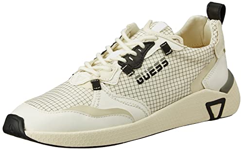 Guess Herren Modena Gymnastikschuh, Elfenbein, 42 EU von GUESS