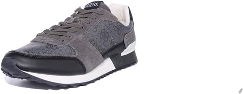 GUESS Herren Padova Sneaker, Coal, 42 EU von GUESS