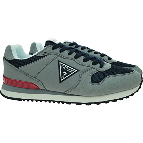 Guess Herren Reggio Sneaker, Grau, 44 EU von GUESS