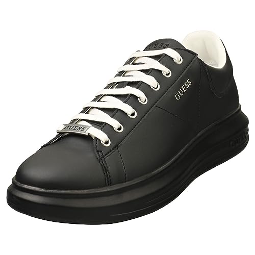 GUESS Herren VIBO SMART CARRYOVER Sneaker, Schwarz, 45 EU von GUESS