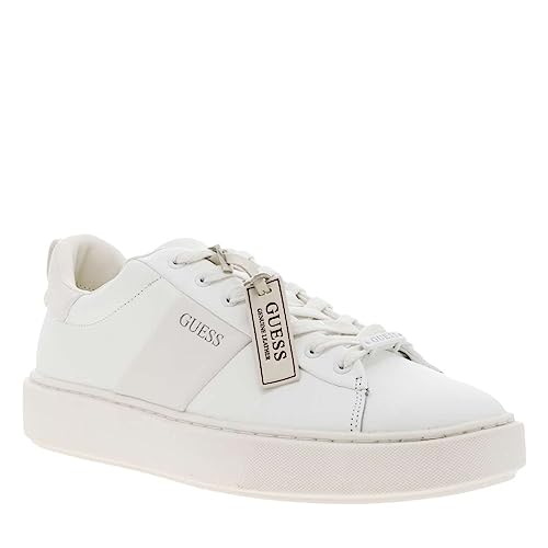 Guess Herren Vice Gymnastikschuh, Weiß, 42 EU von GUESS