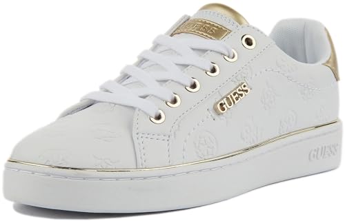 Guess Jeans fl7bkifal12 Sneakers Bass Damen Weiß 40, Whiwh, 34 von Guess