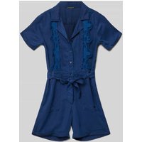 Guess Jumpsuit mit Bindegürtel in Marine, Größe 140 von Guess