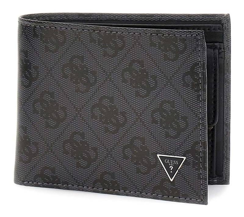 Guess Kartenetui Bifold No Coin Wallet, aus echtem Leder mit RFID-Blocker Schutz von Guess