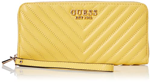 GUESS Keillah SLG Zip Around Wallet L Yellow von GUESS