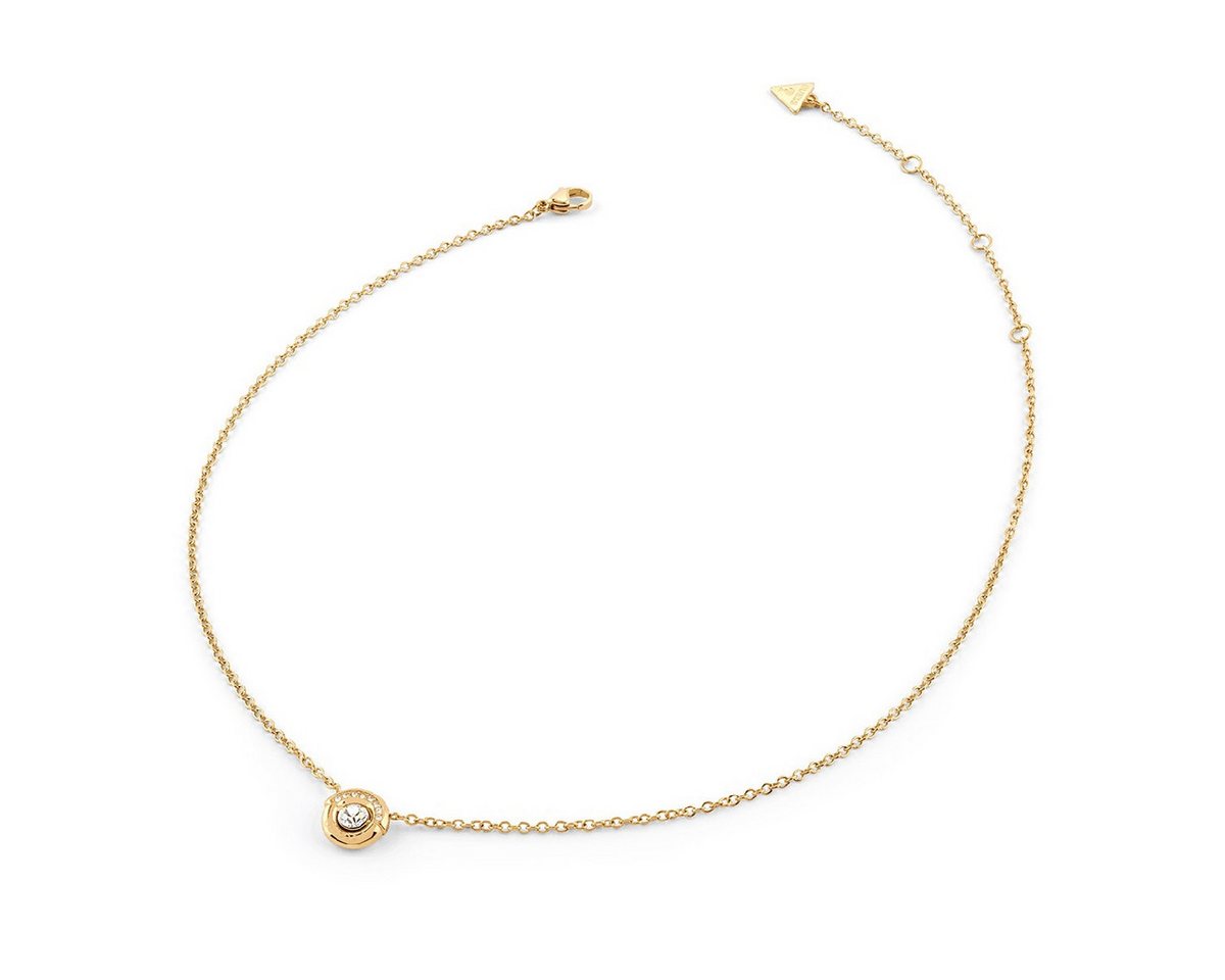 Guess Kette mit Anhänger Damen-Coin Pave Goldfarben von Guess