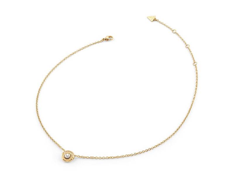Guess Kette mit Anhänger Damen-Coin Pave Goldfarben von Guess