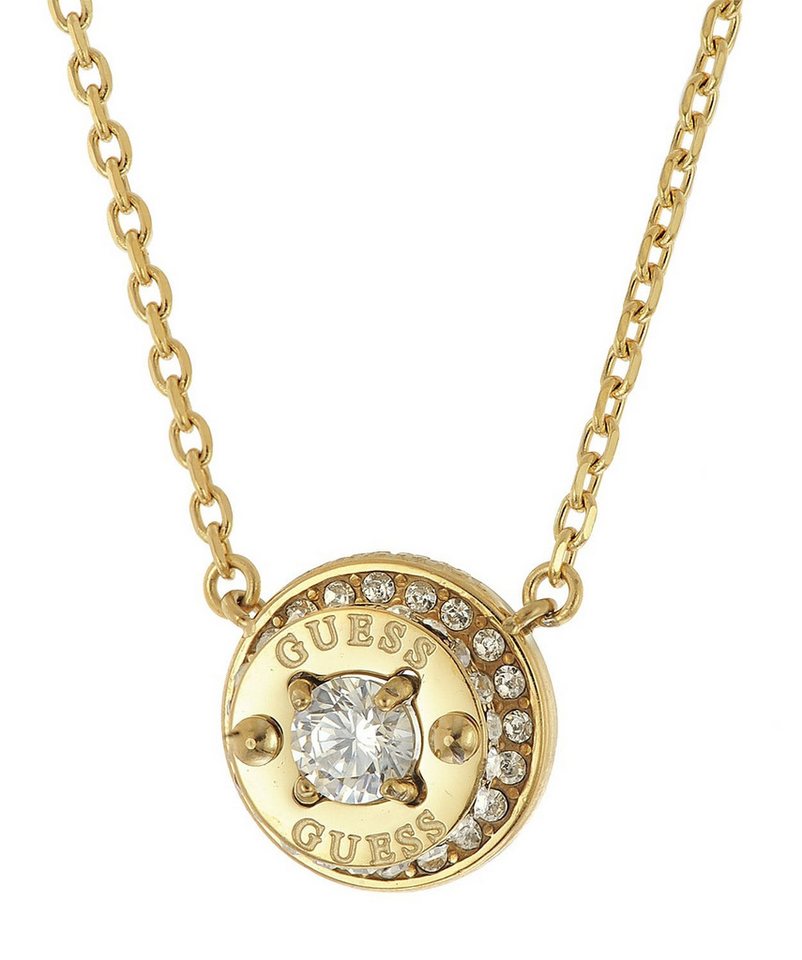 Guess Kette mit Anhänger Damen-Coin Pave Goldfarben von Guess
