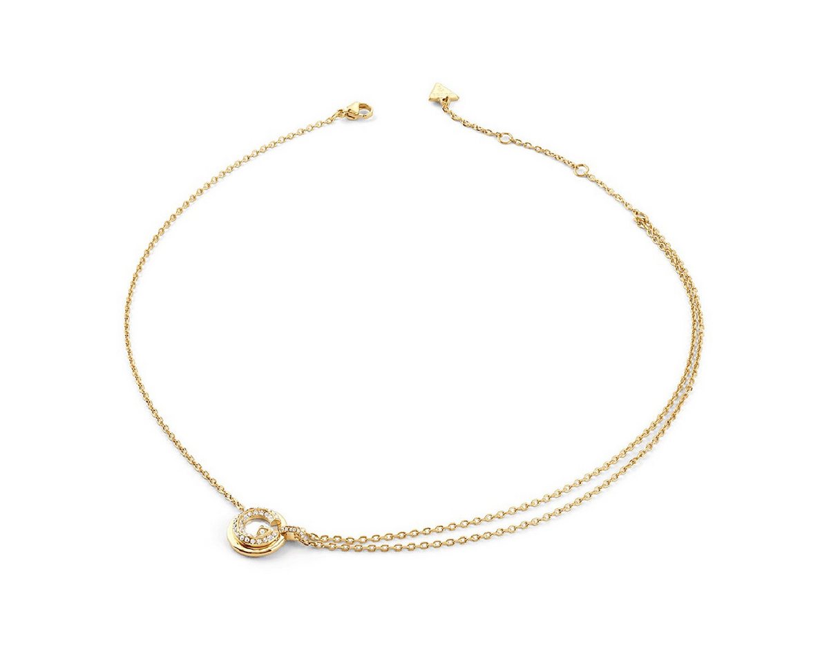 Guess Kette mit Anhänger Damen-G Coin Shell Goldfarben von Guess