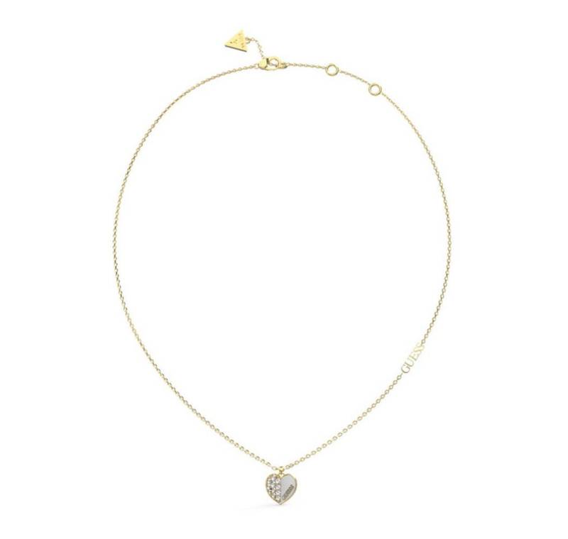 Guess Kette mit Anhänger Damen Halskette JUBN03041JWYGWHTU von Guess