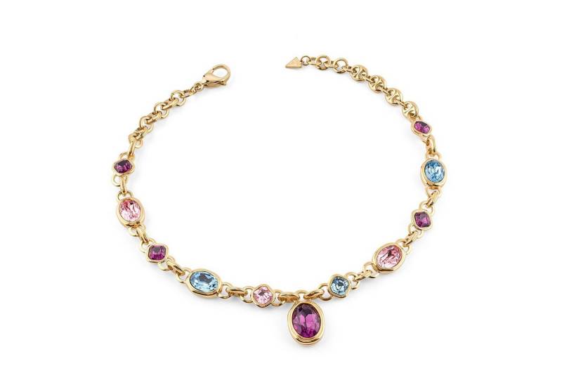 Guess Kette mit Anhänger Multi Crystals Goldfarben von Guess