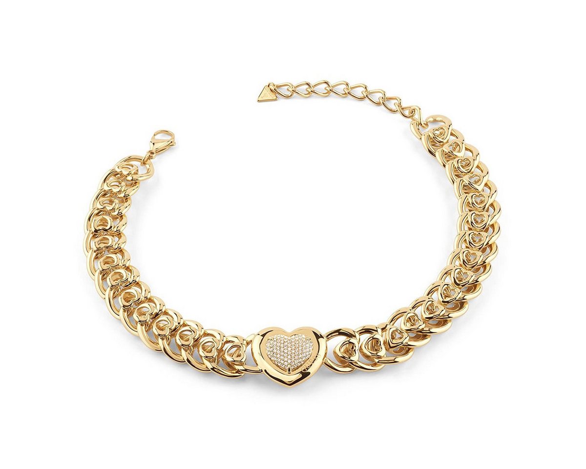 Guess Kette mit Anhänger Multi Heart Goldfarben von Guess