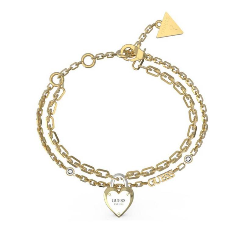 Guess Kette mit Einhänger Damen Armband JUBB04206JWYGRHS von Guess