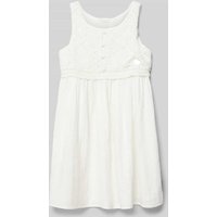 Guess Kleid mit Knopfleiste in Offwhite, Größe 164 von Guess