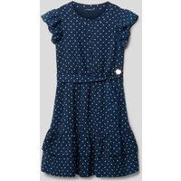 Guess Kleid mit Volants in Marine, Größe 152 von Guess