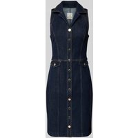 Guess Knielanges Jeanskleid mit Knopfleiste Modell 'DESTINY' in Marine, Größe XS von Guess