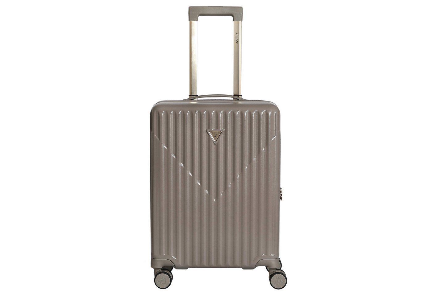 Guess Koffer Centennial 18 IN - 4 Rollen-Kabinentrolley 55.5 cm (light coffee), 4 Rollen Rollen von Guess