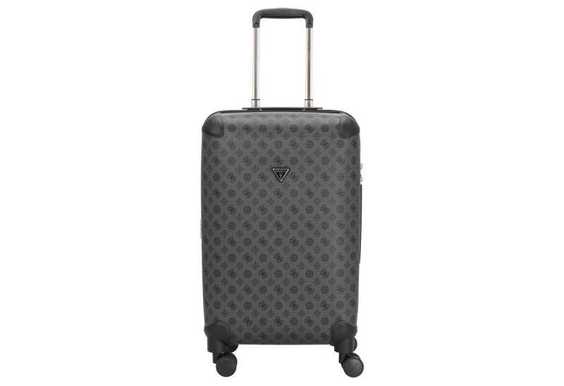 Guess Koffer Wilder 22 IN - 4-Rollen-Trolley 64 cm erw. (charcoal), 4 Rollen Rollen von Guess