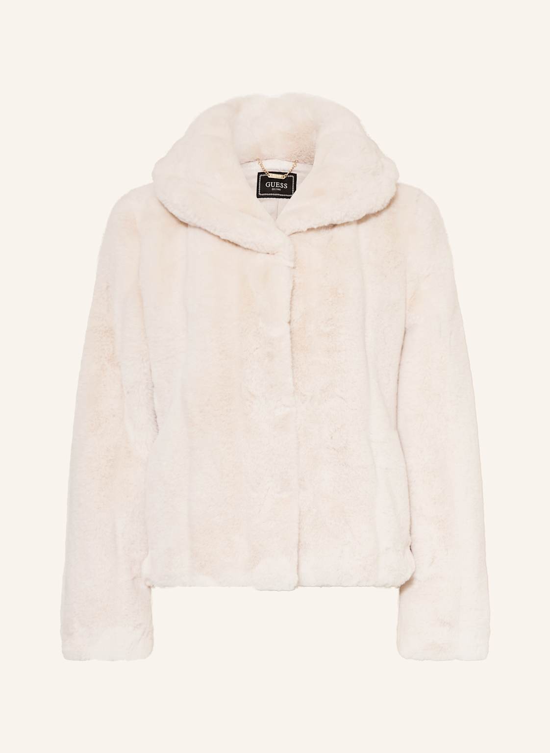 Guess Kunstfell-Jacke New Sophy weiss von Guess