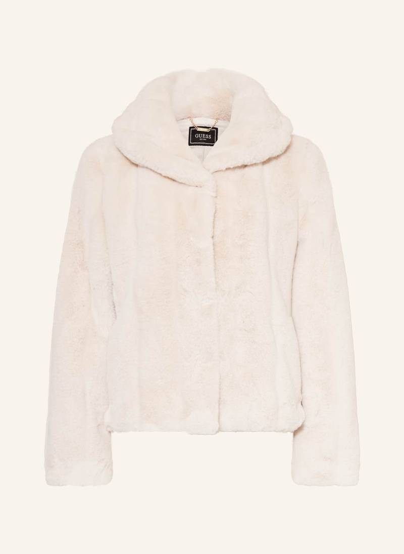 Guess Kunstfell-Jacke New Sophy weiss von Guess