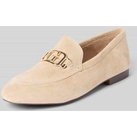 Guess Loafers mit Blockabsatz Modell 'MARTYNAS' in Sand, Größe 37 von Guess