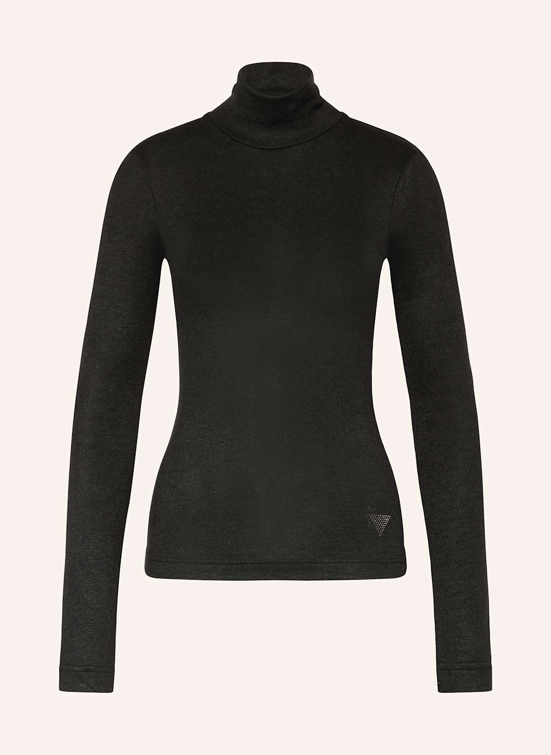 Guess Longsleeve Licia Mit Schmucksteinen schwarz von Guess