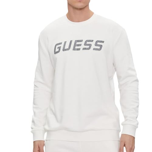 Guess Lugh Herren-Sweatshirt, Weiß, weiß, L von Guess