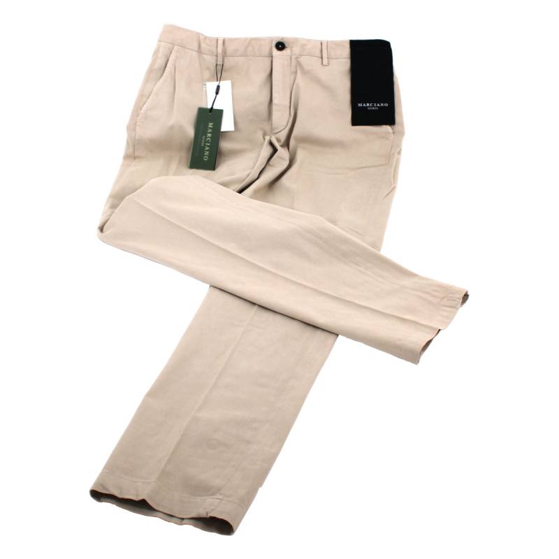 Guess Marciano Herren Chino Stoffhose Beige von Guess