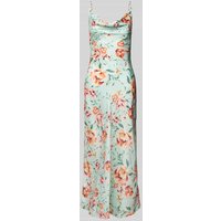 Guess Maxikleid mit Wasserfall-Ausschnitt Modell 'AKILINA' in Mint, Größe M von Guess