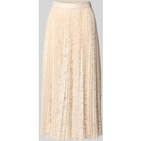 Guess Maxirock mit Reißverschluss Modell 'CHARLOTTE' in Sand, Größe M von Guess