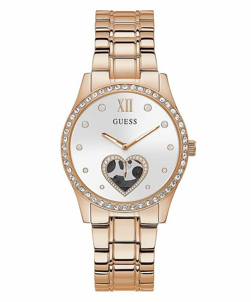 Guess Mechanische Uhr Analoguhren für Damen, (1-tlg., Mechanische Uhr) von Guess
