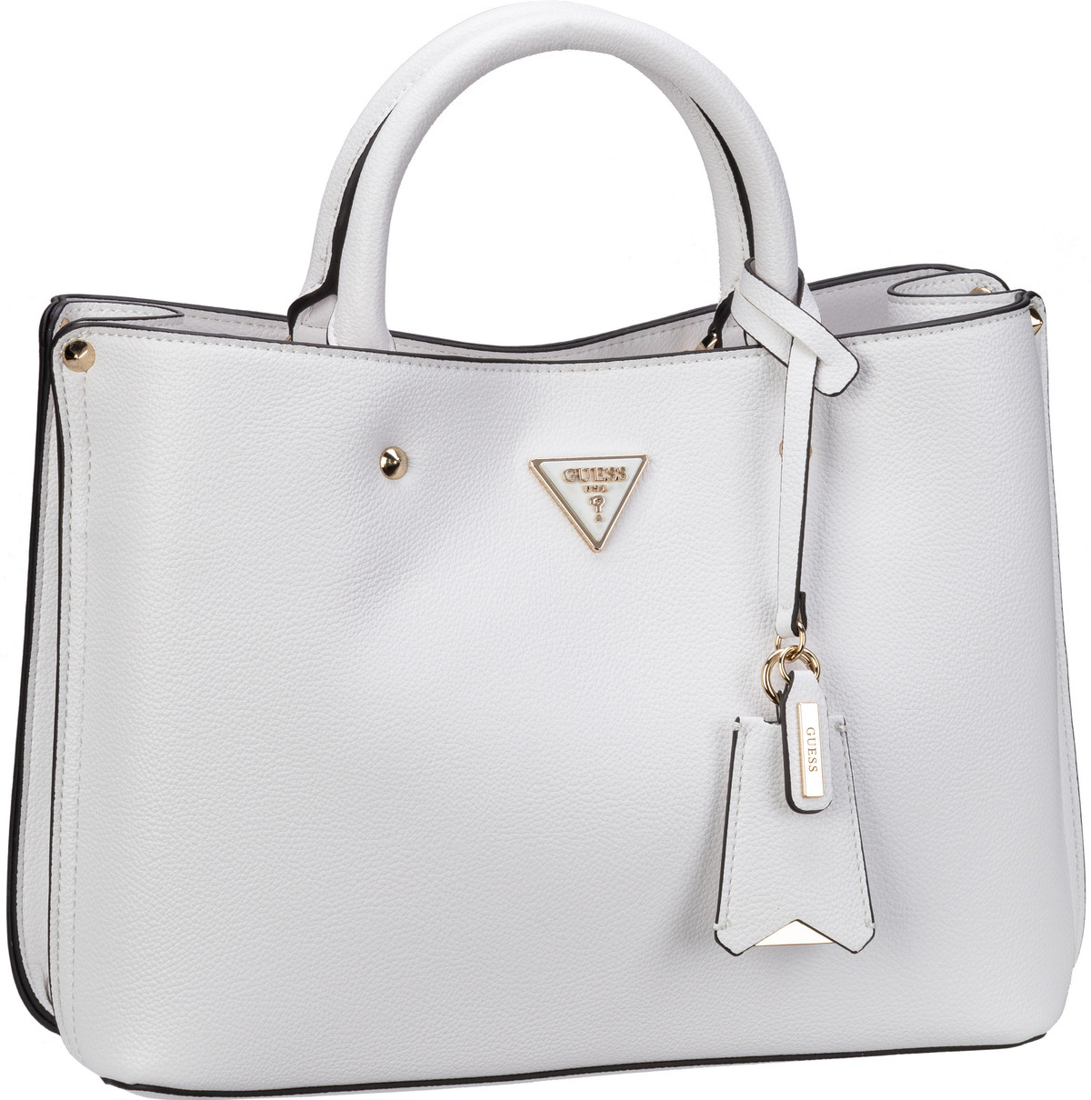 Guess Meridian Girlfriend Satchel  in Weiß (8.3 Liter), Handtasche von Guess