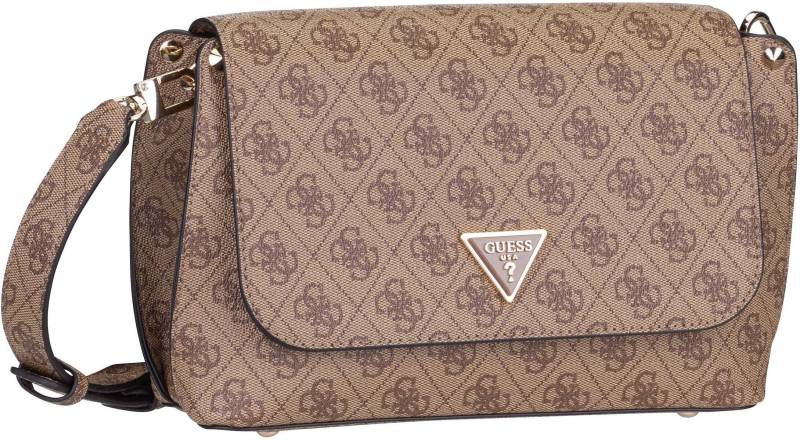 Guess Meridian II Flap CB Logo 74200  in Braun (3.9 Liter), Umhängetasche von Guess