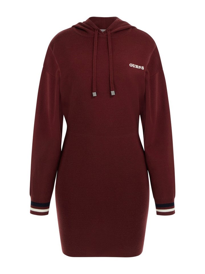 Guess Midikleid Guess SABINA HOODIE SHORT DRESS SWTR - Langarmkleid mit Kapuze - Sweat von Guess