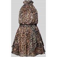 Guess Minikleid mit Animal-Print Modell 'ROMANA' in Hazel, Größe S von Guess