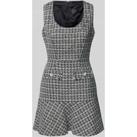 Guess Minikleid mit Strukturmuster Modell 'DAPHNEE' in Metallic Black, Größe S von Guess