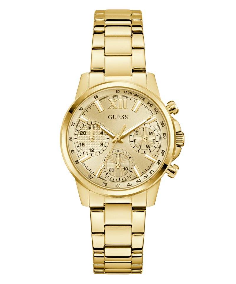 Guess Multifunktionsuhr BAILEY GW0933L2, Quarzuhr, Armbanduhr, Damenuhr, Edelstahlarmband, Datum Guess Multifunktionsuhr BAILEY GW0933L2, Quarzuhr, Armbanduhr, Damenuhr, Edelstahlarmband, Datum von Guess