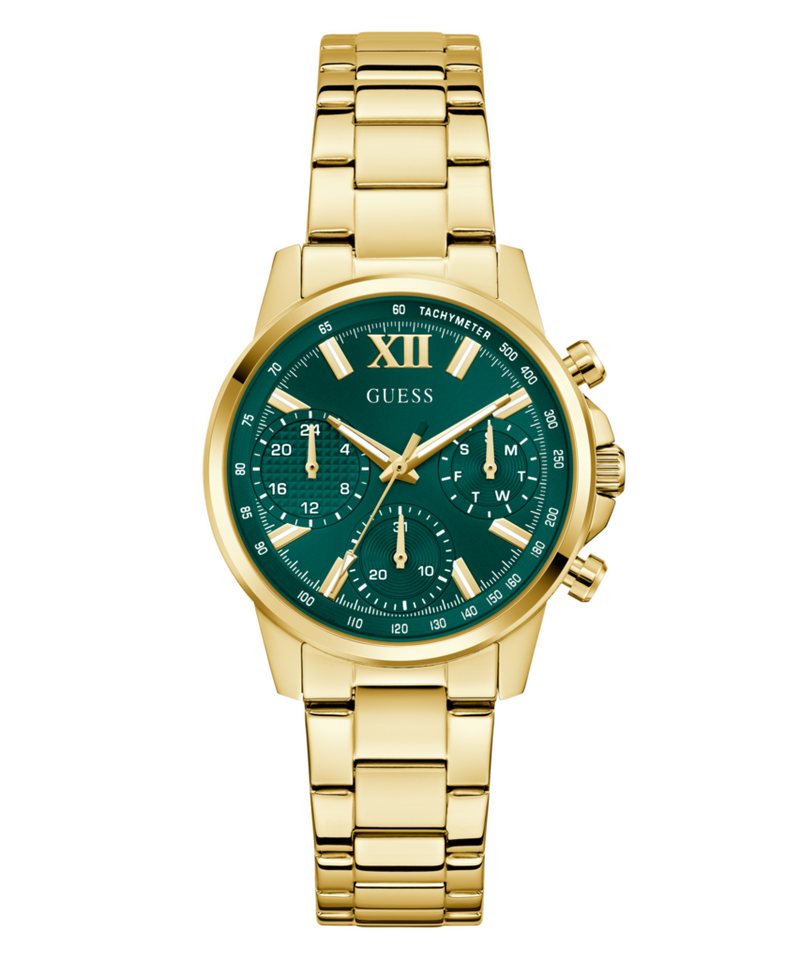 Guess Multifunktionsuhr BAILEY GW0933L6, Quarzuhr, Armbanduhr, Damenuhr, Edelstahlarmband, Datum von Guess