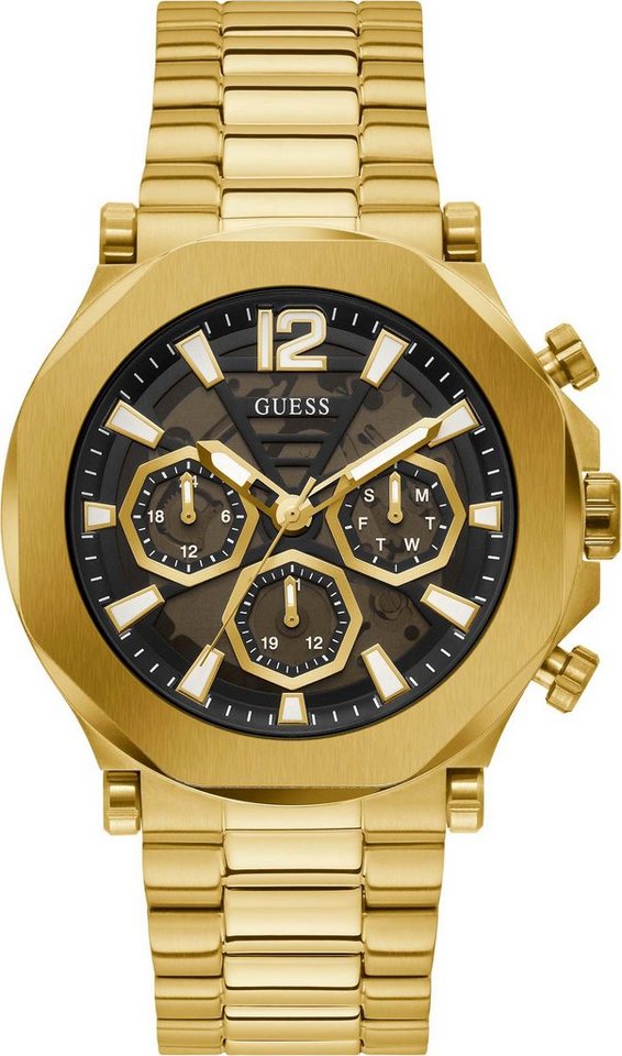 Guess Multifunktionsuhr EDGE GW0539G2, Armbanduhr, Quarzuhr, Herrenuhr von Guess