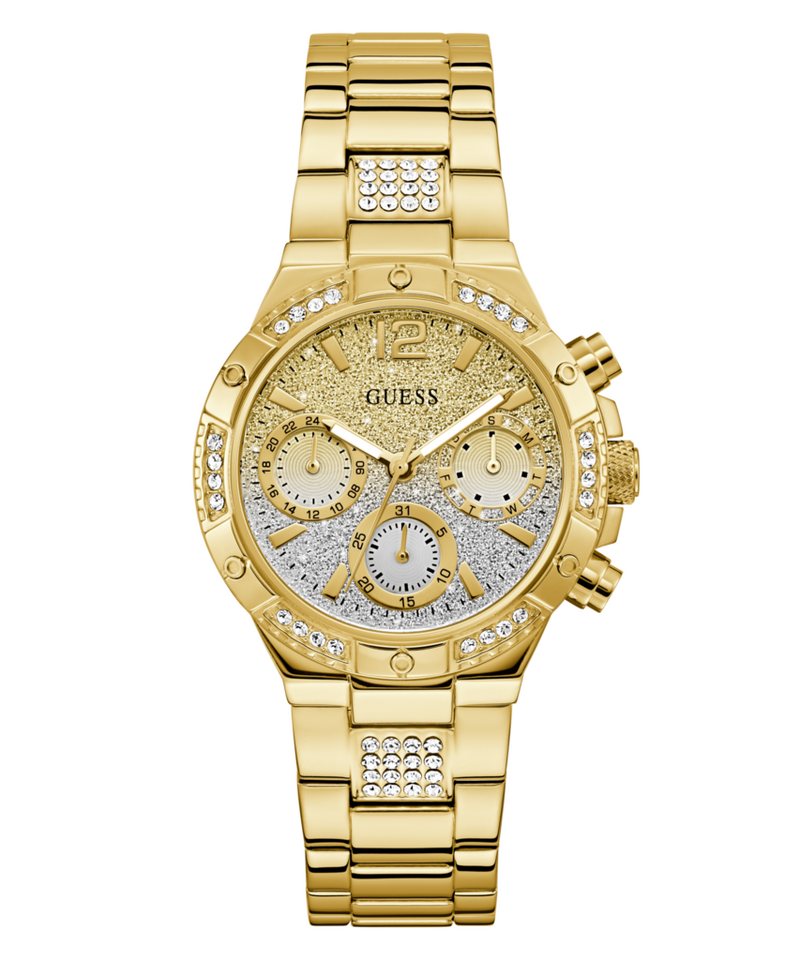 Guess Multifunktionsuhr HARLOW GW0950L2, Quarzuhr, Armbanduhr, Damenuhr, Edelstahlarmband, Datum von Guess