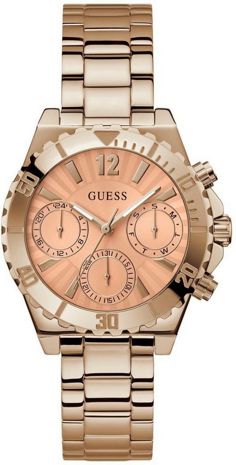 Guess Multifunktionsuhr PHOEBE GW0696L3, Armbanduhr, Quarzuhr, Damenuhr von Guess